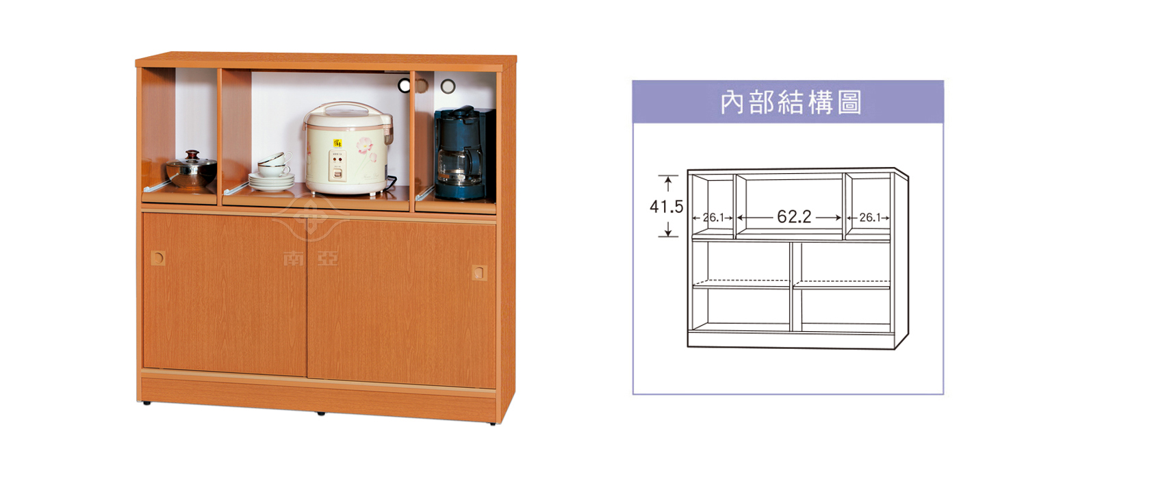 77KF03 雙拉門電器櫃