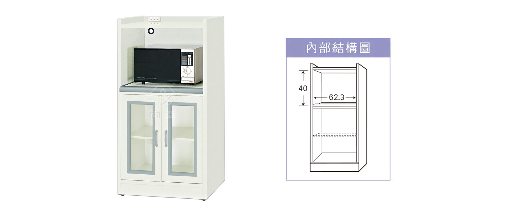 78KG02 雙開門電器櫃